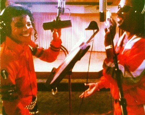Michael Jackson con el Shure SM7